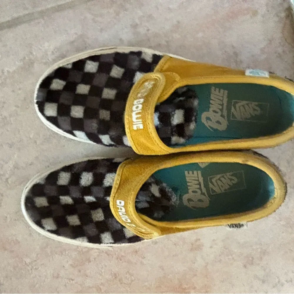 Limited Vans x David Bowie Hunky Dory flats Slip on Shoes sneakers loafers